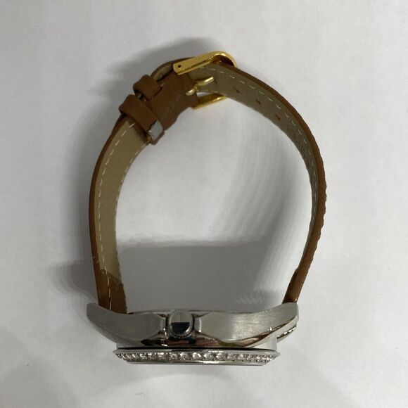 Fossil ES3202 Womens Brown Leather Analog White Dial Quartz Genuine Watch HK1064 - Picture 8 of 12